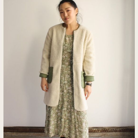 Loup Reversible Phoebe coat size S - Picture 9 of 14
